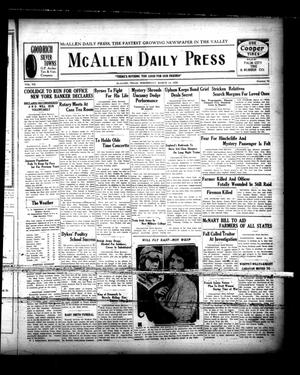 McAllen Daily Press (McAllen, Tex.), Vol. 7, No. 73, Ed. 1 Wednesday, March 14, 1928