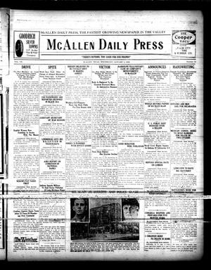 McAllen Daily Press (McAllen, Tex.), Vol. 7, No. 14, Ed. 1 Wednesday, January 4, 1928