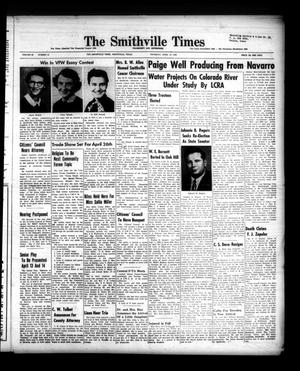 Primary view of object titled 'The Smithville Times Transcript and Enterprise (Smithville, Tex.), Vol. 65, No. 15, Ed. 1 Thursday, April 12, 1956'.