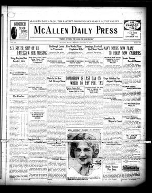 McAllen Daily Press (McAllen, Tex.), Vol. 7, No. 36, Ed. 1 Monday, January 30, 1928