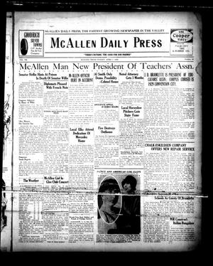 McAllen Daily Press (McAllen, Tex.), Vol. 7, No. 88, Ed. 1 Sunday, April 1, 1928