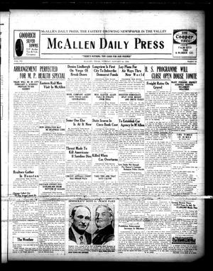 Primary view of object titled 'McAllen Daily Press (McAllen, Tex.), Vol. 7, No. 31, Ed. 1 Tuesday, January 24, 1928'.