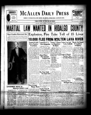 McAllen Daily Press (McAllen, Tex.), Vol. 7, No. 277, Ed. 1 Thursday, November 8, 1928