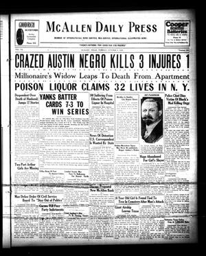 McAllen Daily Press (McAllen, Tex.), Vol. 7, No. 250, Ed. 1 Tuesday, October 9, 1928