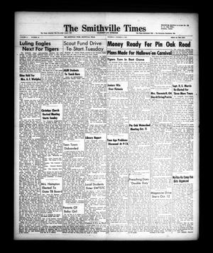 Primary view of object titled 'The Smithville Times Transcript and Enterprise (Smithville, Tex.), Vol. 65, No. 40, Ed. 1 Thursday, October 4, 1956'.