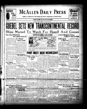McAllen Daily Press (McAllen, Tex.), Vol. 7, No. 207, Ed. 1 Monday, August 20, 1928