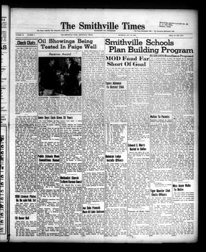 Primary view of object titled 'The Smithville Times Transcript and Enterprise (Smithville, Tex.), Vol. 65, No. 4, Ed. 1 Thursday, January 26, 1956'.