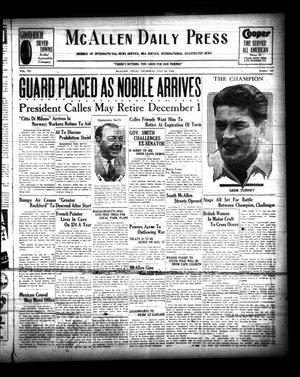 McAllen Daily Press (McAllen, Tex.), Vol. 7, No. 188, Ed. 1 Thursday, July 26, 1928