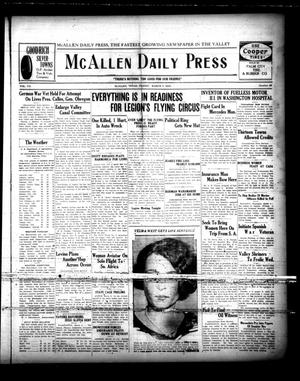 McAllen Daily Press (McAllen, Tex.), Vol. 7, No. 69, Ed. 1 Friday, March 9, 1928