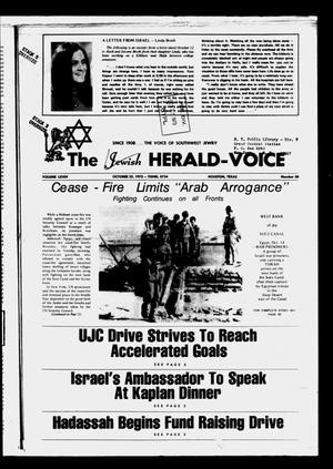 The Jewish Herald-Voice (Houston, Tex.), Vol. 69, No. 30, Ed. 1 Thursday, October 25, 1973