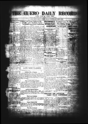 The Cuero Daily Record (Cuero, Tex.), Vol. 61, No. 54, Ed. 1 Tuesday, September 2, 1924
