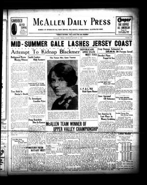 McAllen Daily Press (McAllen, Tex.), Vol. 7, No. 202, Ed. 1 Monday, August 13, 1928