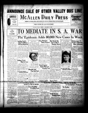 McAllen Daily Press (McAllen, Tex.), Vol. 7, No. 310, Ed. 1 Tuesday, December 18, 1928