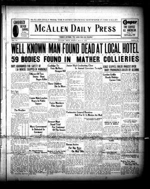 McAllen Daily Press (McAllen, Tex.), Vol. 7, No. 131, Ed. 1 Monday, May 21, 1928