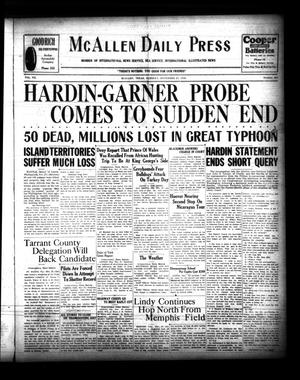McAllen Daily Press (McAllen, Tex.), Vol. 7, No. 293, Ed. 1 Tuesday, November 27, 1928