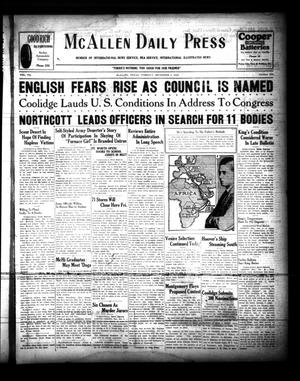McAllen Daily Press (McAllen, Tex.), Vol. 7, No. 298, Ed. 1 Tuesday, December 4, 1928