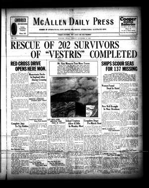 McAllen Daily Press (McAllen, Tex.), Vol. 7, No. 281, Ed. 1 Tuesday, November 13, 1928
