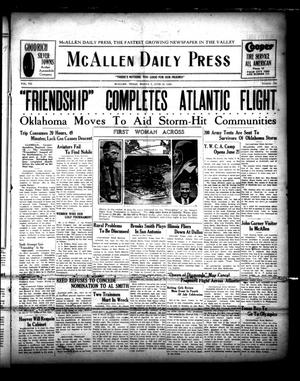 McAllen Daily Press (McAllen, Tex.), Vol. 7, No. 155, Ed. 1 Monday, June 18, 1928