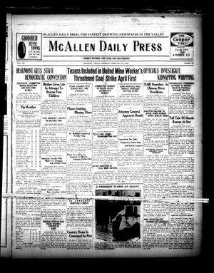 McAllen Daily Press (McAllen, Tex.), Vol. 7, No. 60, Ed. 1 Tuesday, February 28, 1928