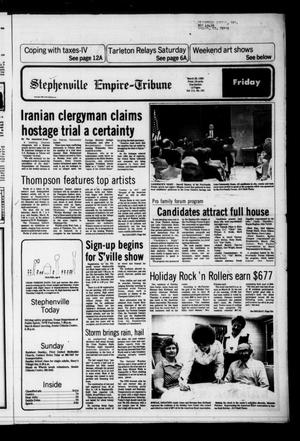 Primary view of object titled 'Stephenville Empire-Tribune (Stephenville, Tex.), Vol. 111, No. 191, Ed. 1 Friday, March 28, 1980'.