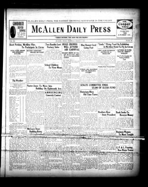 McAllen Daily Press (McAllen, Tex.), Vol. 7, No. 68, Ed. 1 Thursday, March 8, 1928