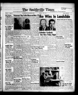 Primary view of object titled 'The Smithville Times Transcript and Enterprise (Smithville, Tex.), Vol. 65, No. 45, Ed. 1 Thursday, November 8, 1956'.