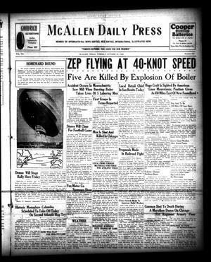 McAllen Daily Press (McAllen, Tex.), Vol. 7, No. 269, Ed. 1 Tuesday, October 30, 1928