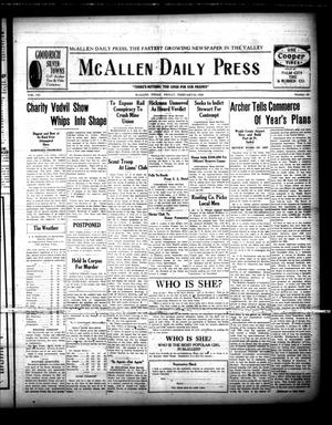 McAllen Daily Press (McAllen, Tex.), Vol. 7, No. 46, Ed. 1 Friday, February 10, 1928