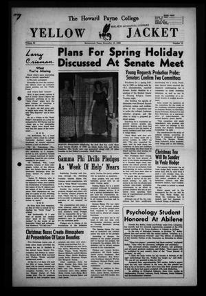 The Howard Payne College Yellow Jacket (Brownwood, Tex.), Vol. 51, No. 13, Ed. 1  Friday, December 13, 1963