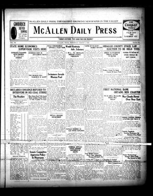 McAllen Daily Press (McAllen, Tex.), Vol. 7, No. 67, Ed. 1 Wednesday, March 7, 1928