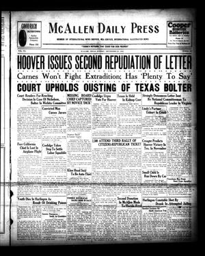 McAllen Daily Press (McAllen, Tex.), Vol. 7, No. 242, Ed. 1 Sunday, September 30, 1928