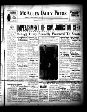 McAllen Daily Press (McAllen, Tex.), Vol. 9, No. 1, Ed. 1 Wednesday, December 19, 1928