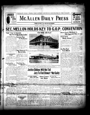 McAllen Daily Press (McAllen, Tex.), Vol. 7, No. 149, Ed. 1 Monday, June 11, 1928