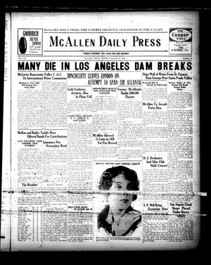 McAllen Daily Press (McAllen, Tex.), Vol. 7, No. 72, Ed. 1 Tuesday, March 13, 1928