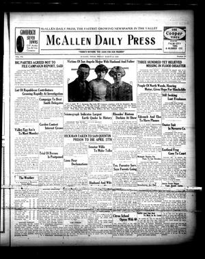 McAllen Daily Press (McAllen, Tex.), Vol. 7, No. 75, Ed. 1 Friday, March 16, 1928