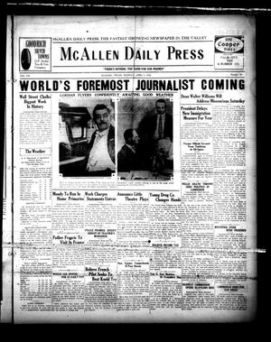 McAllen Daily Press (McAllen, Tex.), Vol. 7, No. 89, Ed. 1 Monday, April 2, 1928