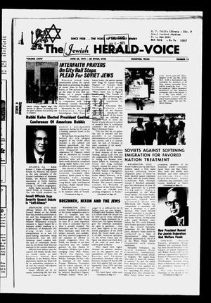 The Jewish Herald-Voice (Houston, Tex.), Vol. 69, No. 13, Ed. 1 Thursday, June 28, 1973