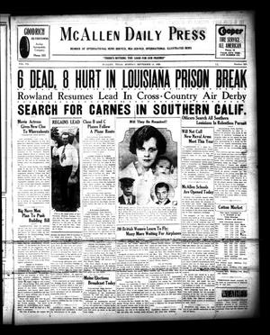 McAllen Daily Press (McAllen, Tex.), Vol. 7, No. 225, Ed. 1 Monday, September 10, 1928