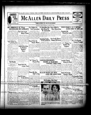 McAllen Daily Press (McAllen, Tex.), Vol. 7, No. 74, Ed. 1 Thursday, March 15, 1928