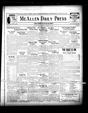 McAllen Daily Press (McAllen, Tex.), Vol. 7, No. 50, Ed. 1 Wednesday, February 15, 1928