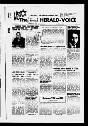 The Jewish Herald-Voice (Houston, Tex.), Vol. 69, No. 15, Ed. 1 Thursday, July 12, 1973