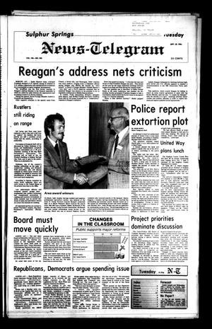 Sulphur Springs News-Telegram (Sulphur Springs, Tex.), Vol. 106, No. 228, Ed. 1 Tuesday, September 25, 1984