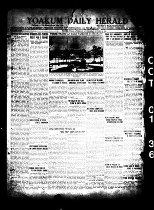 Yoakum Daily Herald (Yoakum, Tex.), Vol. 40, No. 154, Ed. 1 Thursday, October 1, 1936