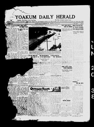 Yoakum Daily Herald (Yoakum, Tex.), Vol. 42, No. 67, Ed. 1 Monday, June 20, 1938