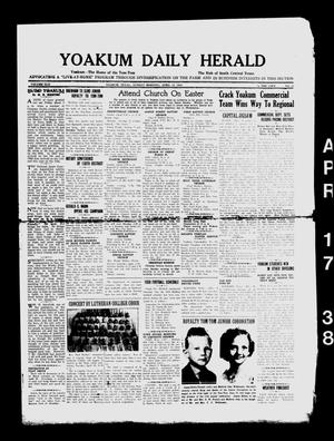 Yoakum Daily Herald (Yoakum, Tex.), Vol. 42, No. 14, Ed. 1 Sunday, April 17, 1938