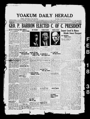 Yoakum Daily Herald (Yoakum, Tex.), Vol. 41, No. 271, Ed. 1 Friday, February 18, 1938