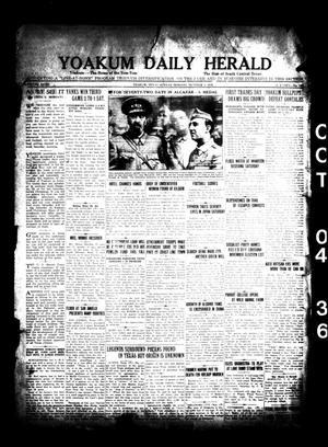 Yoakum Daily Herald (Yoakum, Tex.), Vol. 40, No. 156, Ed. 1 Sunday, October 4, 1936