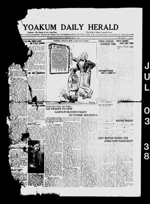 Yoakum Daily Herald (Yoakum, Tex.), Vol. [42], No. 78, Ed. 1 Sunday, July 3, 1938
