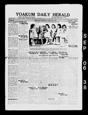 Yoakum Daily Herald (Yoakum, Tex.), Vol. 42, No. 132, Ed. 1 Tuesday, September 6, 1938