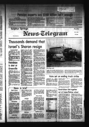 Sulphur Springs News-Telegram (Sulphur Springs, Tex.), Vol. 105, No. 34, Ed. 1 Thursday, February 10, 1983